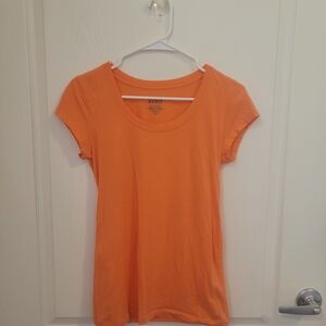 Active Basic Orange Short Sleeve Tee